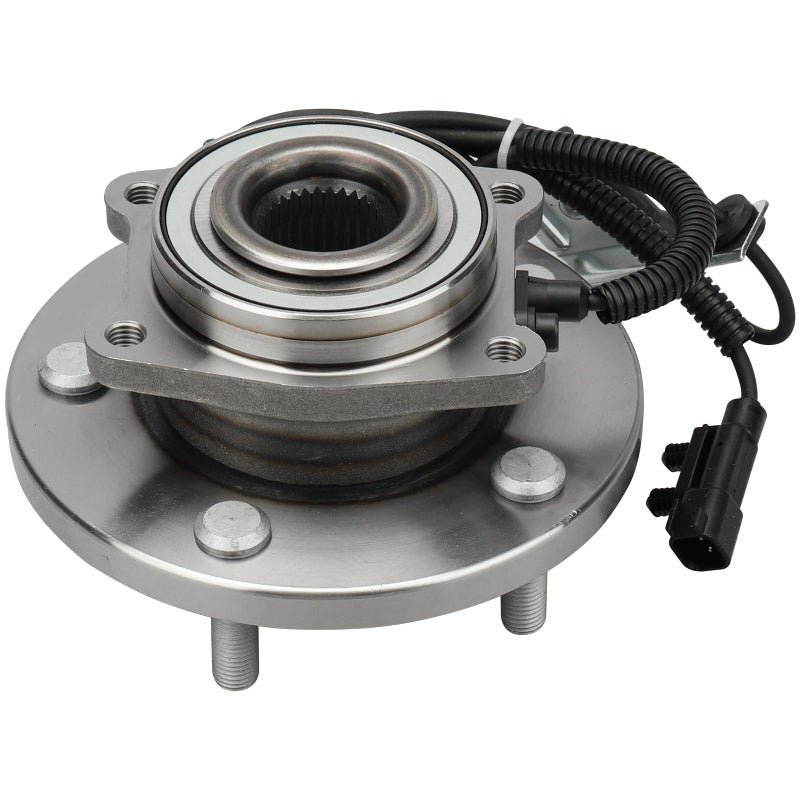 MAYASAF 513273 Front Wheel Hub & Bearing 5 Lugs w/ABS Fit 2008-14 Town & Country, 08-14 for Dodge Grand Caravan, 2009-14 for Volkswagen Routan - Image 1